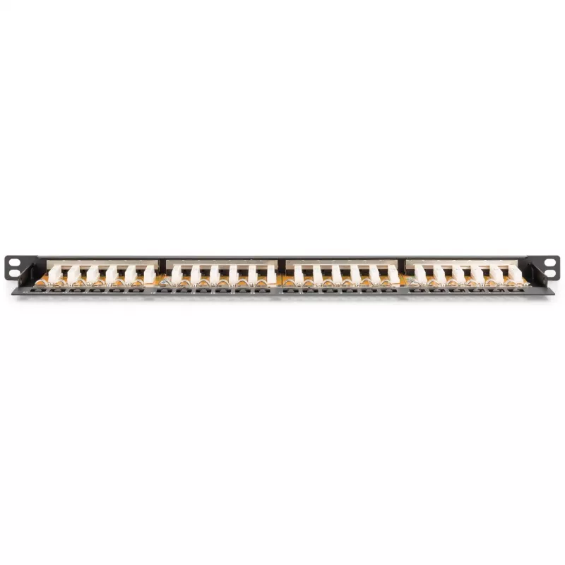 Patch Panel Digitus CAT 6 Class E High Density blindado preto