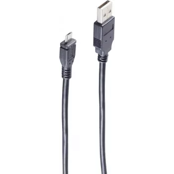 shiverpeaks BASIC-S Cabo USB 2.0, USB-A para Micro-B, 5 m