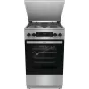 Gorenje GKS5C71XF fogão independente com forno prateado