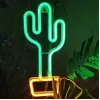 Luzes néon MANTA SNL07GN verde amarelo estilo cato decorativa LED néon