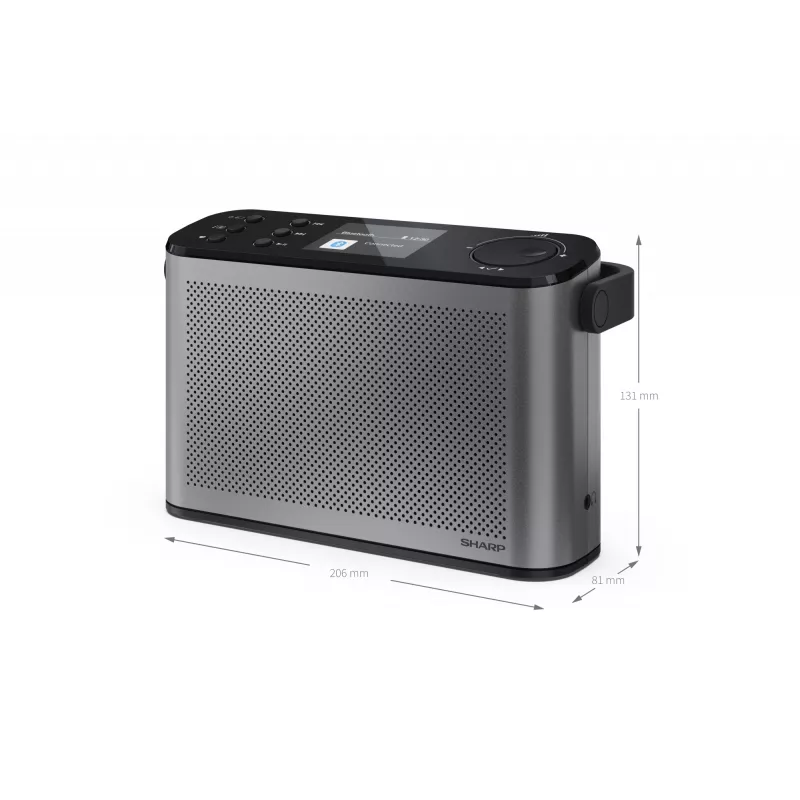 Rádio estéreo Sharp OSAKA DR-P540(GY)