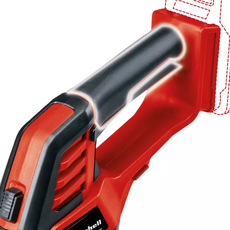 Tesoura de relva sem fio Einhell GE-CG 18/100 8 mm 18 V Lithium-Ion (Li-Ion) preto, vermelho