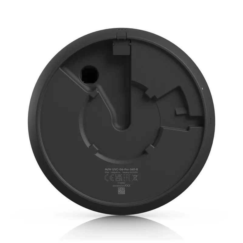 Câmara de segurança IP UBIQUITI G6 Pro 360 — dome, interior/exterior, 3504×3504, sensor de 1/1,6 polegadas, campo de visão 180°, IR 15 m, com fios