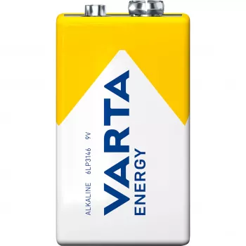 Pilha Varta ENERGY 9 V alcalina — 9 V, 48,5 mm de altura, 46 g, 1 unid.
