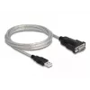 Adaptador DeLOCK USB 2.0 Type-A para série RS-232 D-Sub 9 + D-Sub 25