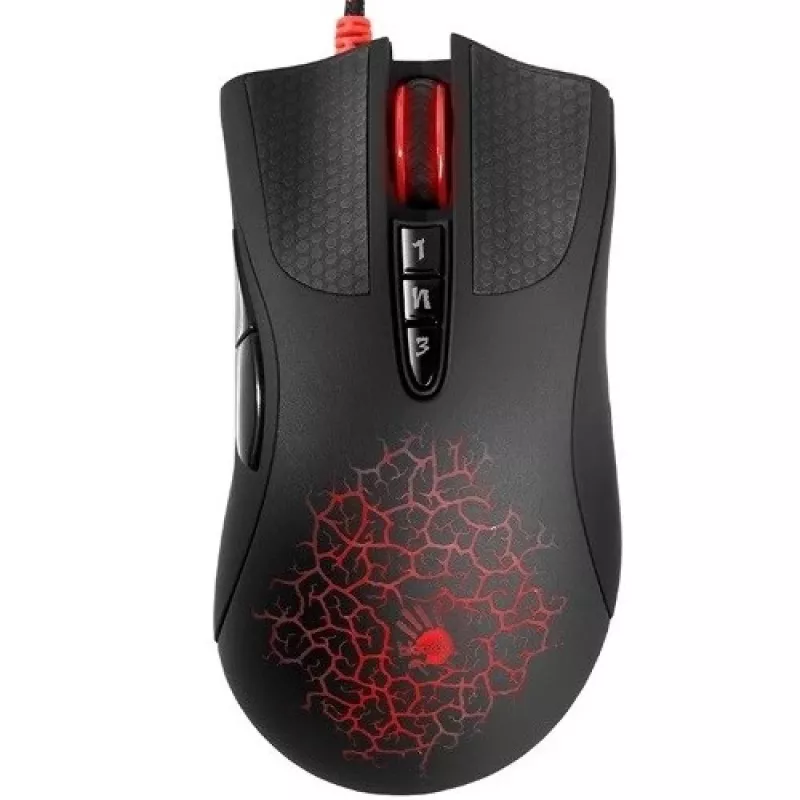 Rato BLOODY A90 Gaming para destro USB Type-A ótico 6200 DPI