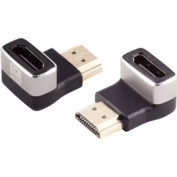 Adaptador HDMI-A ShiverPeaks 10-01050 angular 90°, suporta até 8K
