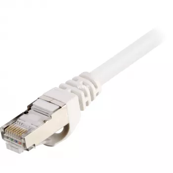 Cabo de rede RJ45 macho > RJ45 macho CAT.6 S/FTP (branco, 1,5 metros)