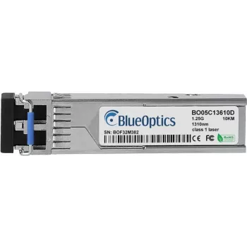 BlueOptics OM-SFP-Gigabit-Single-mode-10-BO Transcetor SFP (BO05C13610D), 1000BASE-LX, monomodo, 1310 nm, 10 km