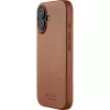 Mujjo Full Leather Case MagSafe capa para iPhone 17 castanho