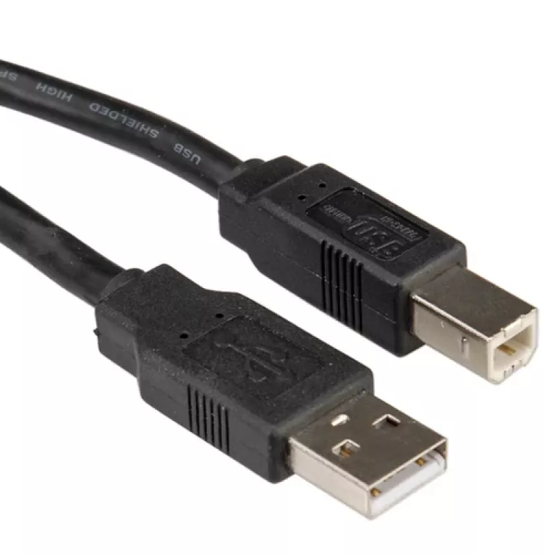 Cabo USB 2.0 Type-A-B ROLINE 0,8 m