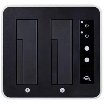 ∆OWC Drive Dock com USB-C (USB 3.1 Gen 2) Solução de dupla baía para unidades
