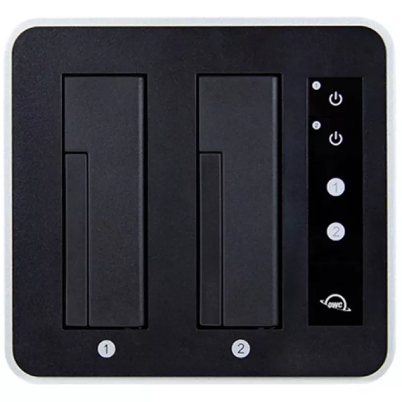 ∆OWC Drive Dock com USB-C (USB 3.1 Gen 2) Solução de dupla baía para unidades