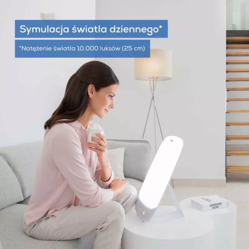 Beurer TL 85 lâmpada de luz do dia, 14000 lux, LED, sem cintilação, sem UV, temporizador, branca