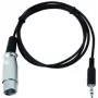 Adaptador DMX EUROLITE 51916210, jack 3,5 mm para XLR, cabo de 1 m