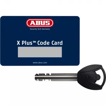 ABUS 59715 cadeado de bicicleta preto - vermelho 1200 mm cadeado de corrente (59715)
