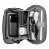 Organizador de viagem Belkin MMA013HQBK design compacto material resistente, bolsa de transporte para cabos e acessórios