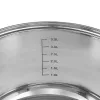 Resto utensílios de cozinha Libra 4,6 L redondo aço inoxidável