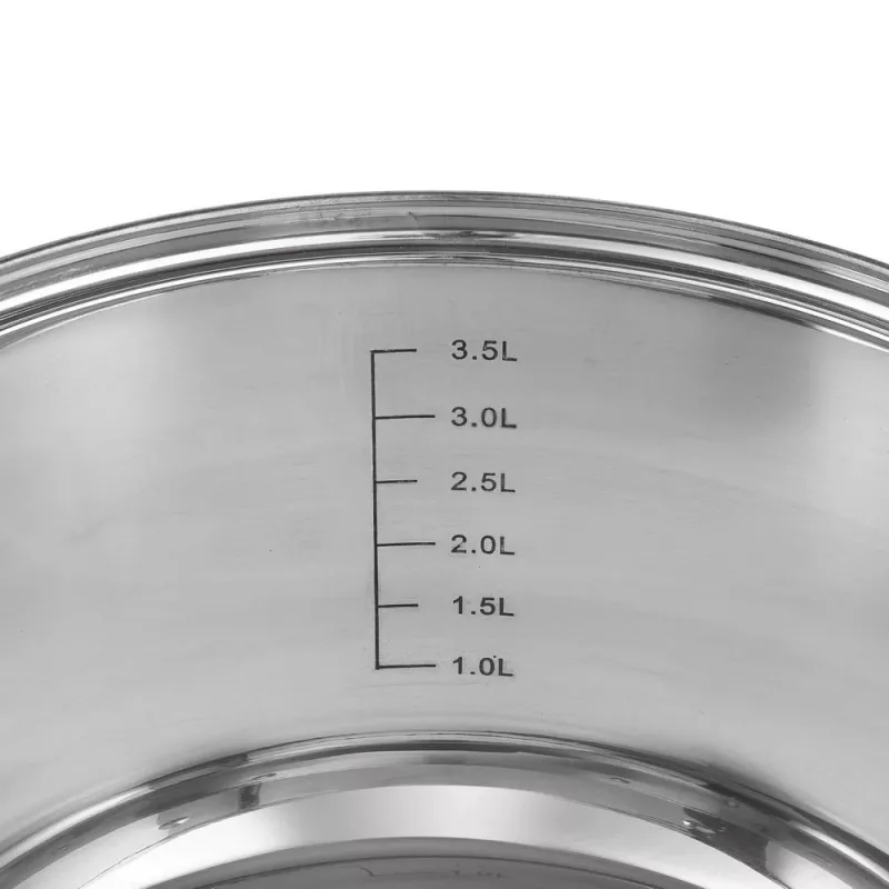 Resto utensílios de cozinha Libra 4,6 L redondo aço inoxidável