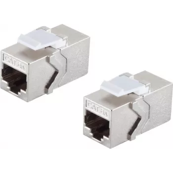 Conector fêmea Keystone RJ45 ShiverPeaks CAT6A STP, 2 unid.