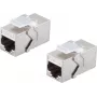 Conector fêmea Keystone RJ45 ShiverPeaks CAT6A STP, 2 unid.
