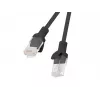 Cabo de rede Lanberg PCU6-10CC-0150-BK RJ-45 Cat6 1,5 m Preto