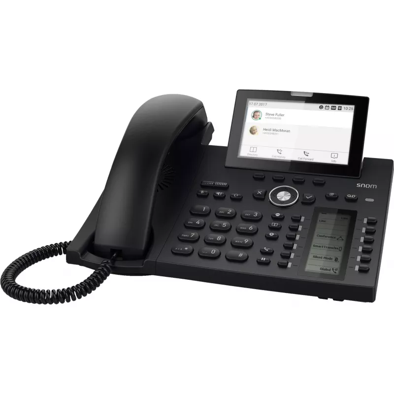 SNOM D385N preto sem Bluetooth sem fonte de alimentação (00004600)