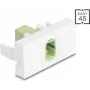 Módulo de patch panel DELOCK 90894 SC Simplex, Verde-limão Branco