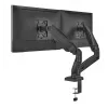 Braço para monitor up up Economical Interactive Counterbalance Braço duplo para monitor Preto mate VESA 75x75/100x100