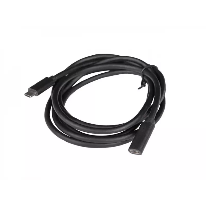 Cabo USB LANBERG CA-USBE-20CC-0015-BK USB-C para USB-C 1,5 m, USB 3.2 Gen 1 (5 Gbit/s), contactos dourados, preto