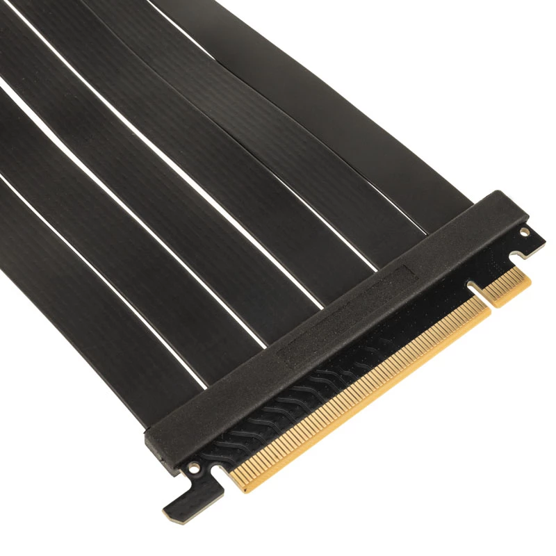 Cabo riser Kolink PCI Express 5.0 x16 para x16, 90 graus, preto – 30 cm