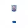 Suporte de exposição Franken PSM A4 03 base metálica, formato A4, azul