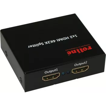 ROLINE Splitter de vídeo HDMI, 2 vias, 4K60 (14.01.3559)