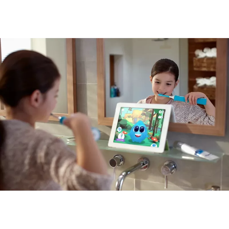 Escova de dentes sónica Philips Sonicare For Kids HX6352/11 cor aqua