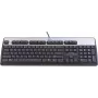 HP 701429-061 Teclado USB QWERTY Italiano Preto, Prateado
