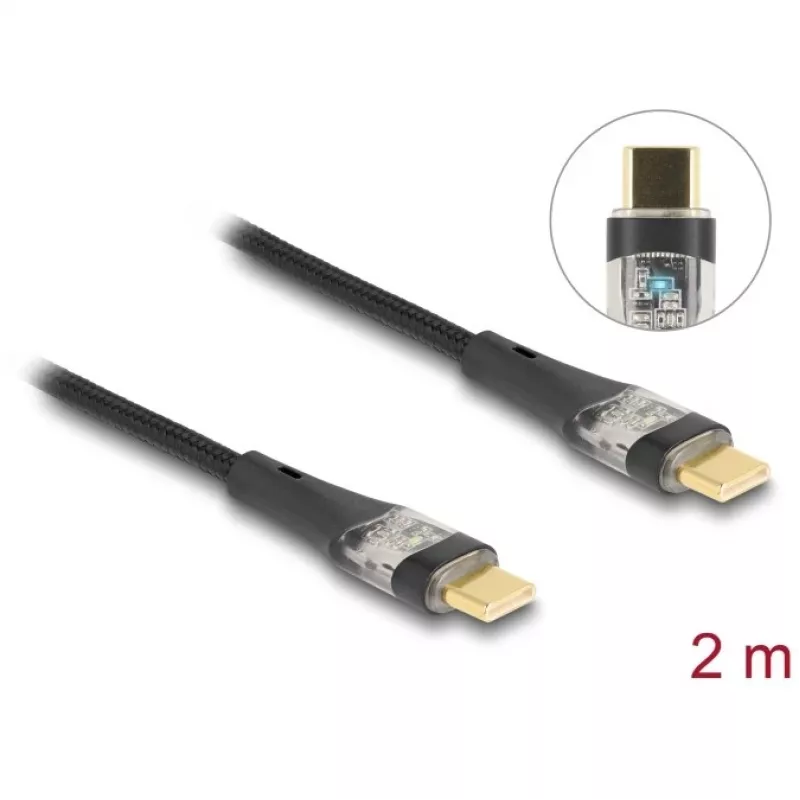 Cabo USB Delock 80764 preto