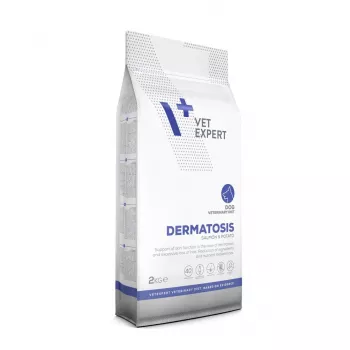VET EXPERT Veterinary Diet Dermatosis Cão Salmão e Batata - Alimento seco para cães - 2 kg