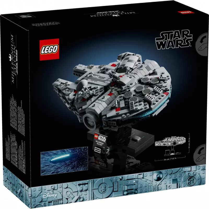 LEGO Star Wars 75375 Millennium Falcon conjunto de construção, 921 peças, 18+, 190×240×130 mm