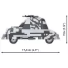COBI 3114 Historical Collection conjunto de construção, carro blindado improvisado Kubus, Revolta de Varsóvia, 302 peças