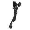 Phanteks PH-CB-DRGB3P_MB – 3 pinos – 2 x Molex (3 pinos) – reto – reto – preto – placa-mãe (PH-CB-DRGB3P_MB)