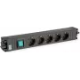 Régua de tomadas Bachmann STEP BASE 5x CEE7/7 com interruptor, modelo BM0019533
