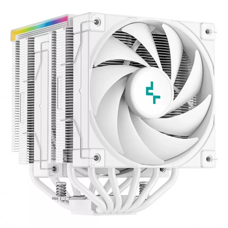 Arrefecedor de ar para processador DeepCool AK620 Digital WH 12 cm branco 1 unidade