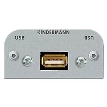 Módulo de tomada USB-A Kindermann 7441000522