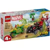 LEGO MARVEL 11198 Caça ao veículo dinossauro Spin e Electro
