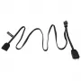 Phanteks PH-CB-DRGB3P_MB – 3 pinos – 2 x Molex (3 pinos) – reto – reto – preto – placa-mãe (PH-CB-DRGB3P_MB)