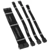 Kolink Core Standard Braided Kit de extensão de cabos - Jet preto