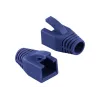 Logilink | Bainha de alívio de tração para ficha RJ45, 8,0 mm (50 unid.) | MP0035B | azul