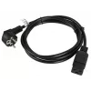 Cabo de alimentação CEE 7/7 - IEC 320 C19 16A VDE 1,8M preto