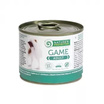 Comida húmida para cães nature’s protection Adult Game 200 g saco — Veado, sem frango, para cães adultos, 200 g