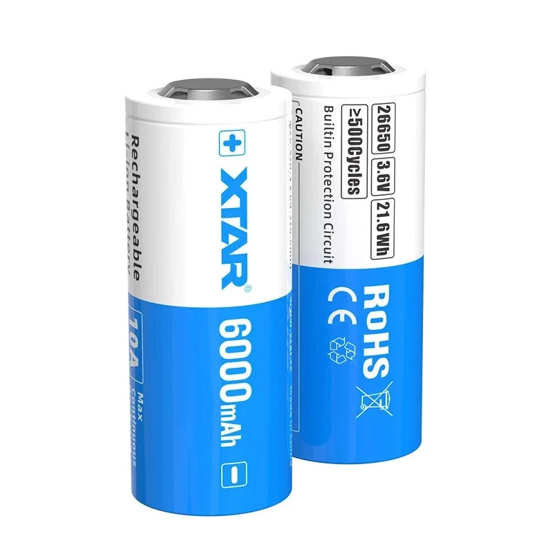 Bateria 26650 3,6V Li-Ion 6000 mAh